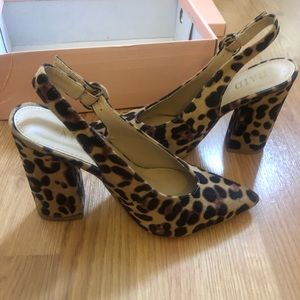 raid leopard print heels